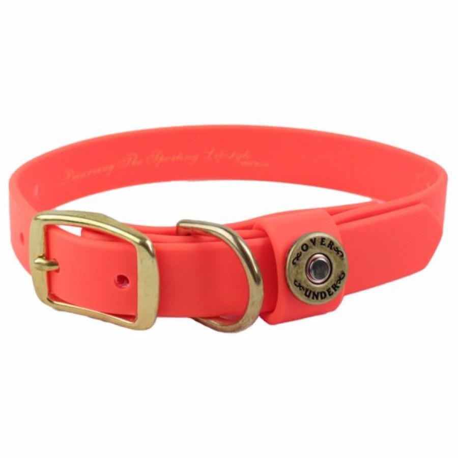 Hunting * | Bmtoutdoors Over Under Water Dog Collar Blaze Orange