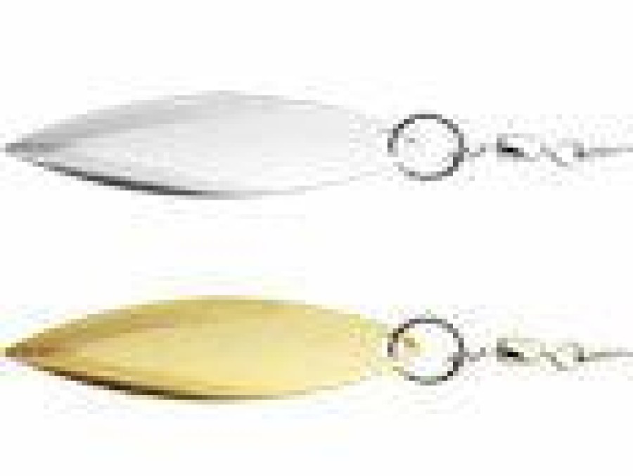 Fishing * | Talon Lures Talon Worm Blades Willow Nickel