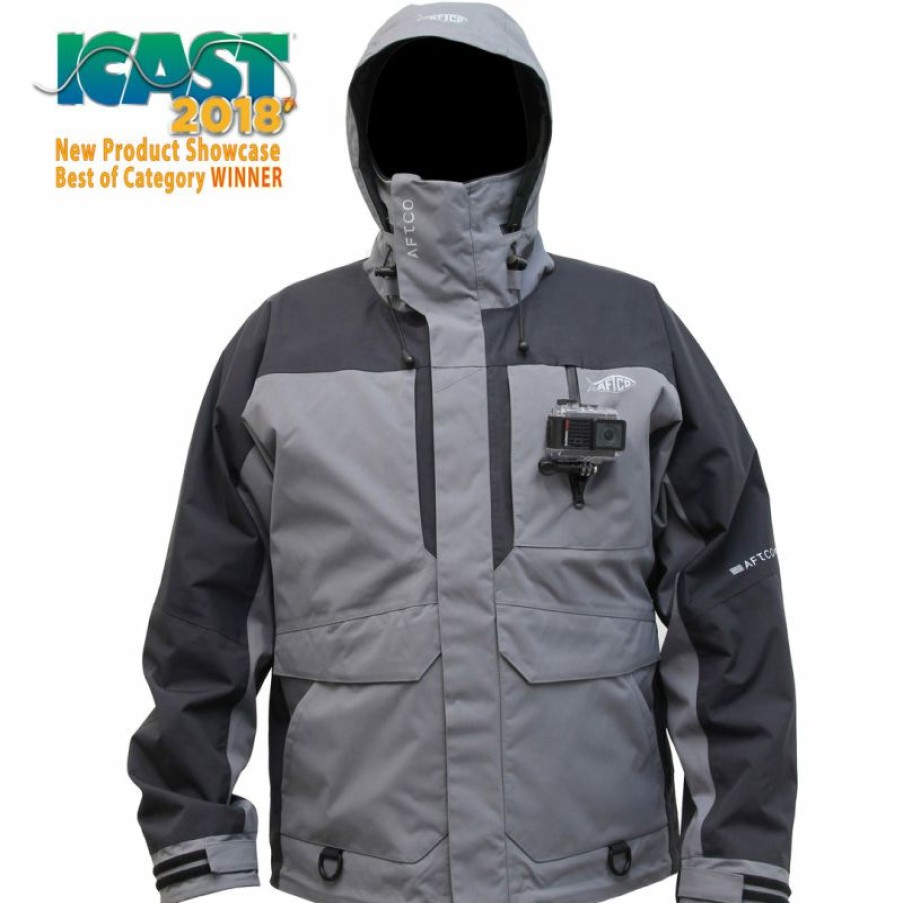 Fishing * | Bmtoutdoors Fishing Apparel Aftco Hydronaut Heavy-Duty Waterproof Jacket