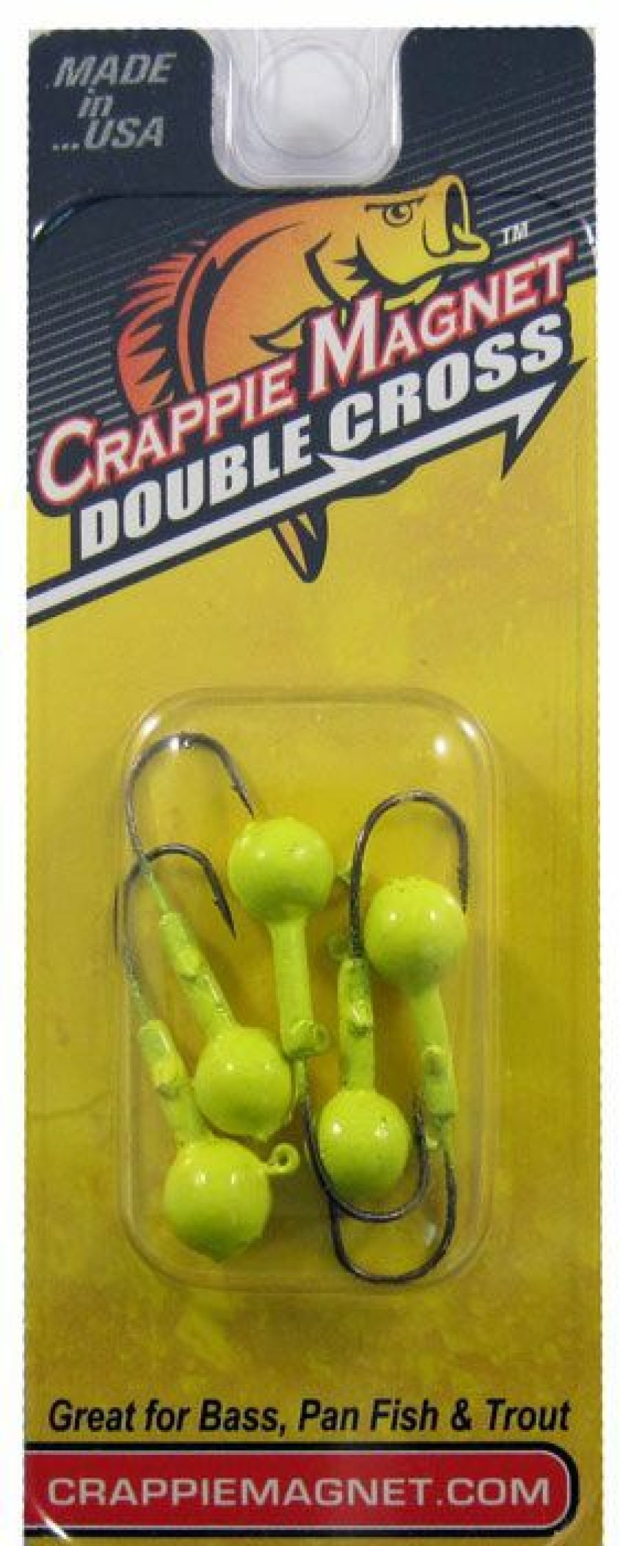 Fishing * | Bmtoutdoors Crappie Magnet Double Cross Jig Heads