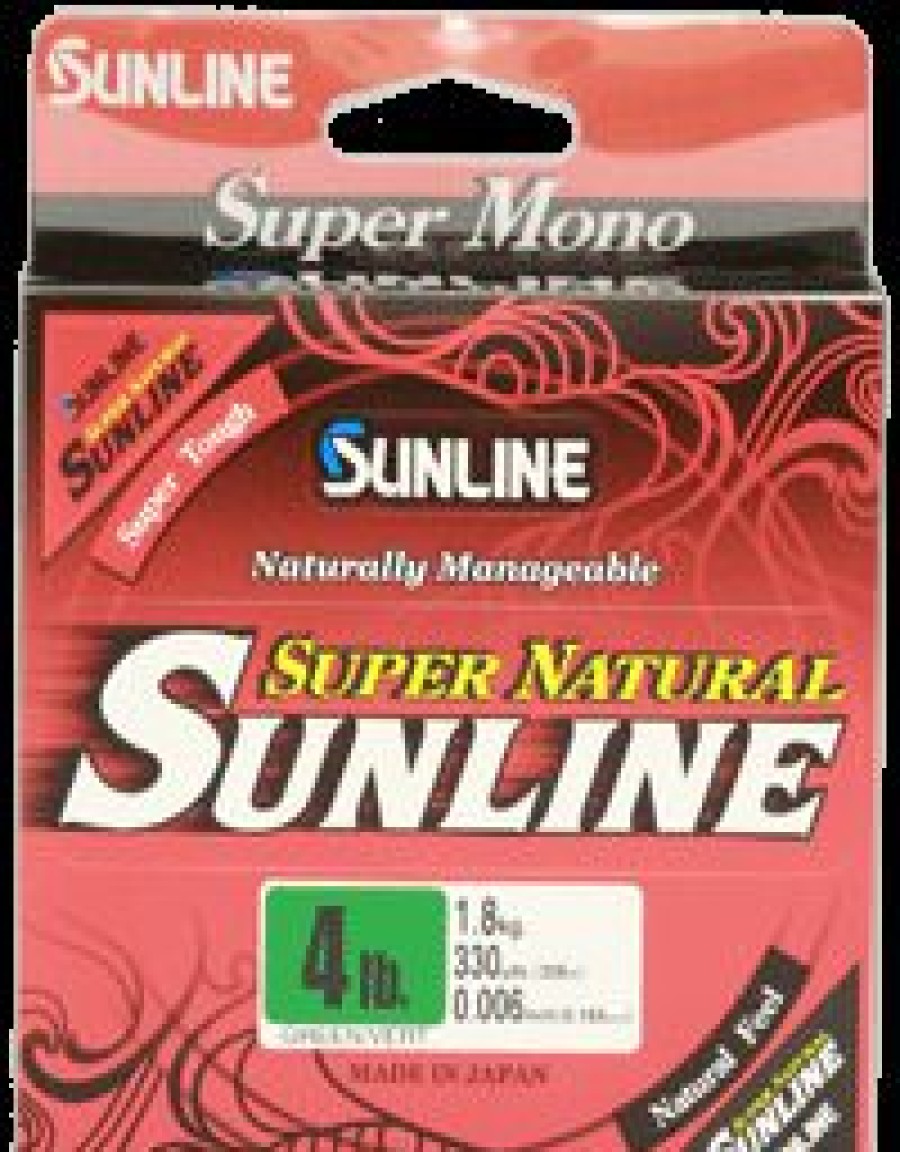 Fishing * | Sunline Super Natural Mono 330Yds Fishing Line