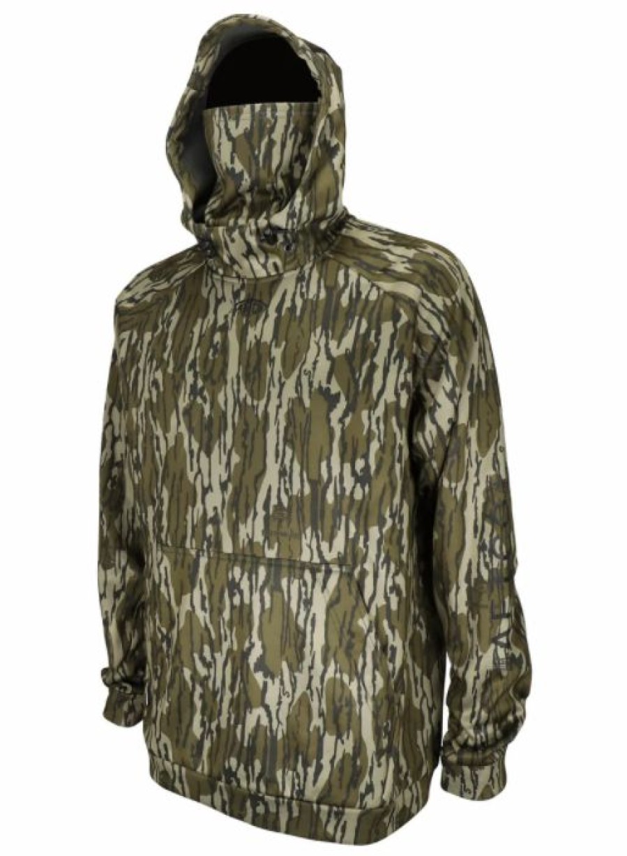 Fishing * | Bmtoutdoors Aftco Reaper Mossy Oak Camo Sweatshirt Pullovers And Shirts