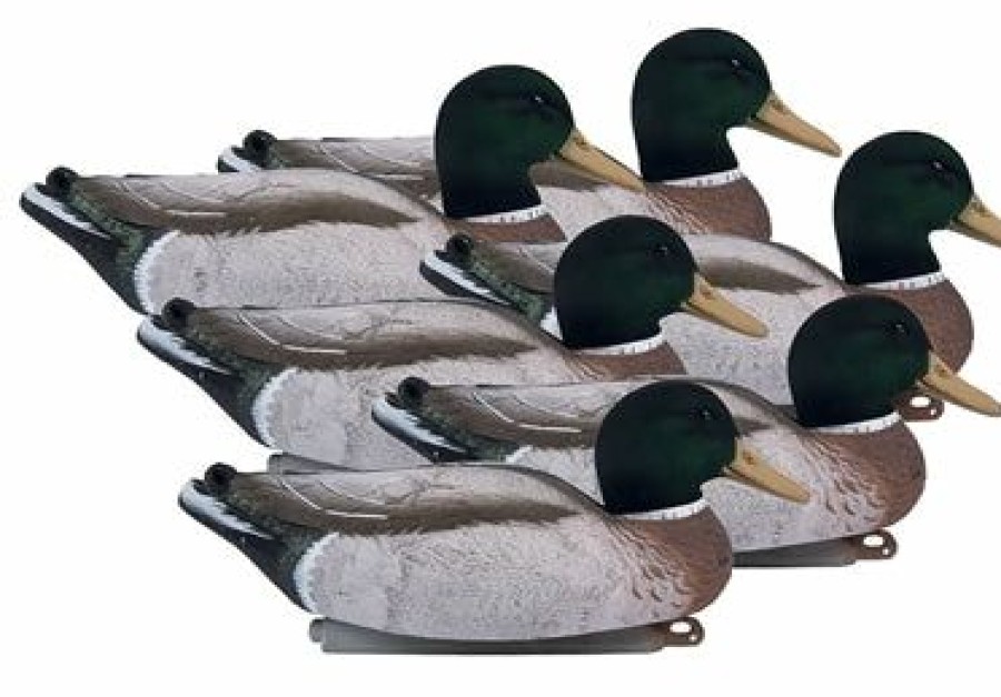 Hunting * | Higdon Magnum Mallard Foam Filled Flocked Heads All Drake Pac Duck