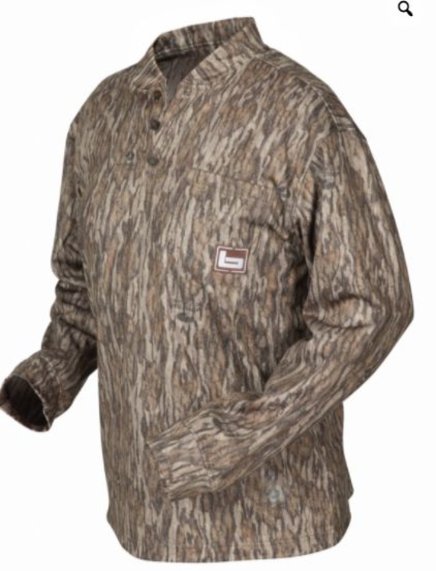 Hunting * | Bmtoutdoors Pullovers And Shirts Banded Tec Fleece Henley