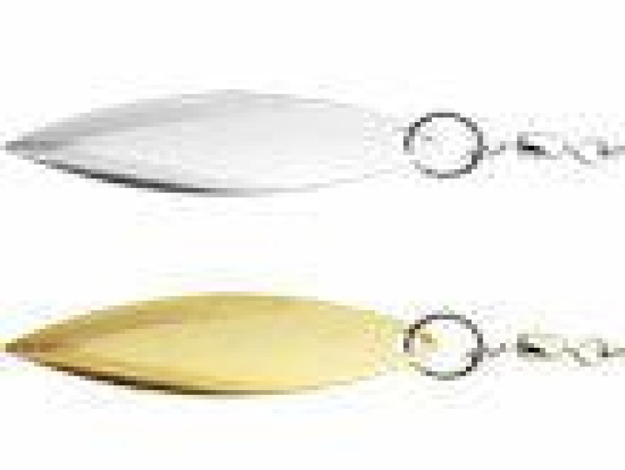 Fishing * | Talon Lures Talon Worm Blades Willow Gold Hooks & Terminal Tackle