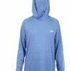 Fishing * | Bmtoutdoors Aftco Yurei Airomesh Hooded Ls Performance Shirt Fishing Apparel