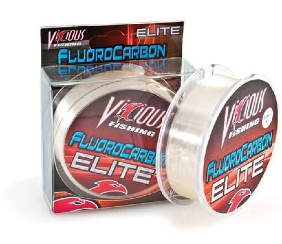 Fishing * | Vicious Fishing Pro Elite Fluorocarbon Fishing Line Clear