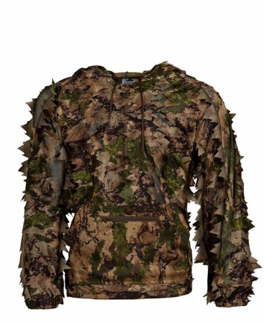 Hunting * | Bmtoutdoors Natural Gear Sc2 3D Leafy Pullover Top